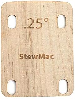 Shaped Neck Shim for Guitar （ネック・シム ギター用）１枚 (テーパー角：0.25度) [並行輸入品]