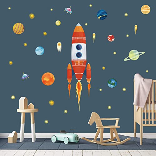 Stickers de Pared cohetes espacio 40 pulgadas miniatura 3