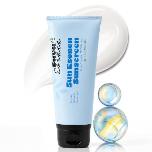 Image of Sunscreen SPF 50+ PA++++ Broad Spectrum UVA & UVB Protection, Moisturising Face Sunscreen with Avocado Oil, Niacinamide & Turmeric, Non-Comedogenic Plant Based Daily Sun Care Cream, 50 g
