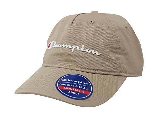Champion Ameritage Dad Adjustable Cap, Tan Combo, One Size #TOP5