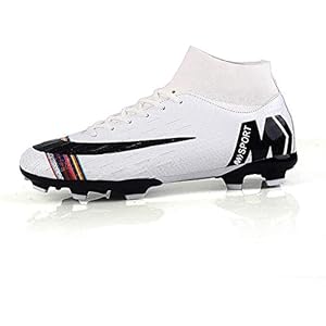 Lloow Unisex Voetbalschoenen, Voetbalschoenen Hoge Sokken Care Enkellaarzen Voetbalschoenen met veters trainingsschoenen 2020