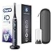 Oral-B iO Series 8 Elektrische Zahnbürste, wiederaufladbar, mit 1 künstlichem Griff, Schwarz, 1 Bürste und 1 Reiseetui