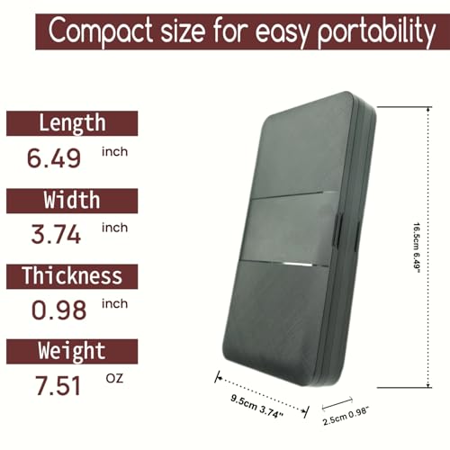 Image of QuoLumPIA 48 Game Card Case Compatible for Nintendo Switch 2 /OLED /Switch /Switch Lite, storage 48 Game Cards & 80 Micro SD cards, Black, hard shell, magnetic closure, soft silicone linning