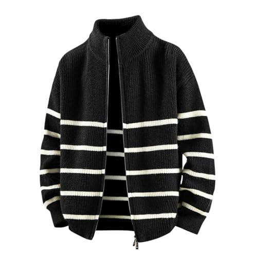 Pull en tricot homme col montant fini les coups de froid avec style
