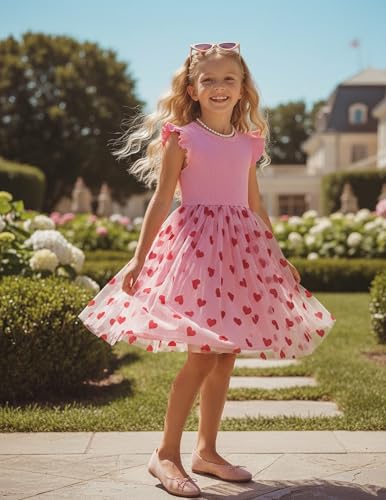 Image of PATPAT Girls Sequin Polka Dot Tutu Princess Birthday Party Dresses 3-4T