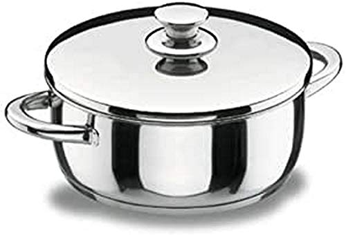 Lacor - 40024 - Cacerola Con Tapa Vitrocor 24Cm Inox