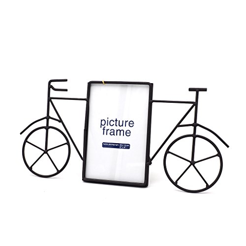 OTGO Creative Iron Metal Bicycle Photo Picture Frame Home Table Decoration Gifts,12×1.5×16cm