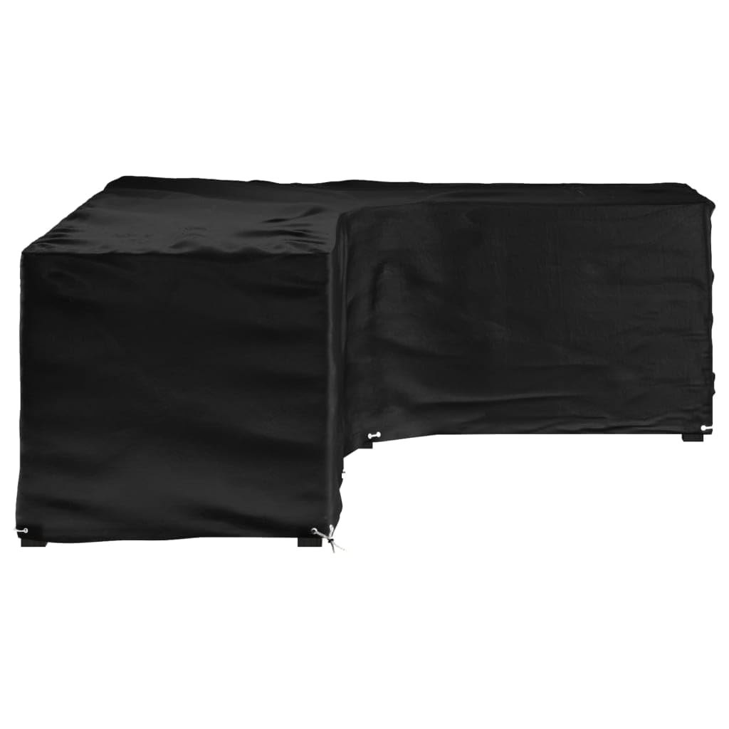 Wasserfeste UV-beständige Gartenmöbel-Abdeckung aus Polyethylen, 285x220x80 cm, mit Aluminiumösen und Seil für einfache Befestigung, praktisch zusammenfaltbar