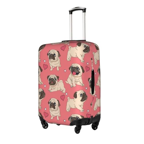 Dog Printed Luggage Cover Elastic, Washable, Universal Fit 18-32 Inch Travel Suitcase Cover Easy To Identify2