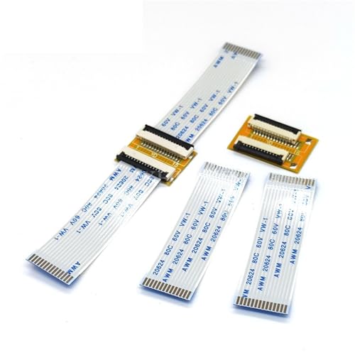 Conector FPC de 1.0mm con extensión de cable flexible de 6 pines para placas PCB 2