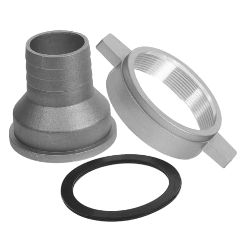 Mobestech Bomba de Agua Portátil para con Acoplamiento de Aluminio Resistente y Adaptador de Tuerca Versátil para Sistemas de Riego Instalación Fácil y Optimizado para Agrícola Industrial