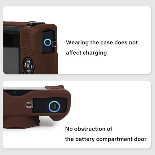 Funda de silicona G7X Mark III y protector LCD resistente 7
