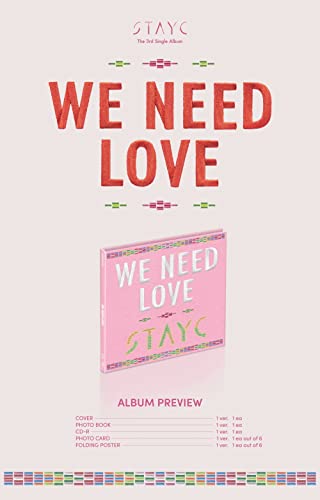 STAYC WE NEED LOVE Digipack JYP Entertainment objet de collection - 3
