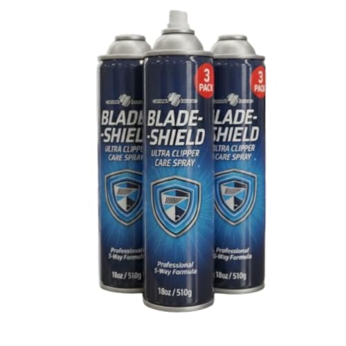 CLIPPERCIDE Spray by Barbicide – 3 Pack | 5-in-1 Clipper Disinfectant Spray | Cleans, Lubricates, Cools, Prevents Rust & Disinfects | Professional Clipper Cleaner, 15 oz Each