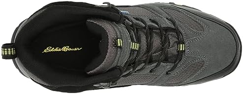 Eddie Bauer Mens Lincoln Waterproof Hiking Boots For Multi-Terrain Flexible Supportive Design, Bungee Cord, 8 US | Image 4