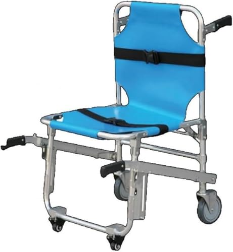 AZIEBAY 担架椅子、折りたたみ式、軽量、緊急避難用、安全バックル付き、消防士や救急車に最適、緊急防災機器