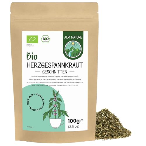 Alpi Nature Agripalma Infusión Orgánica 100g, Hierba de Agripalma Seca y Cortada, Té Suelto