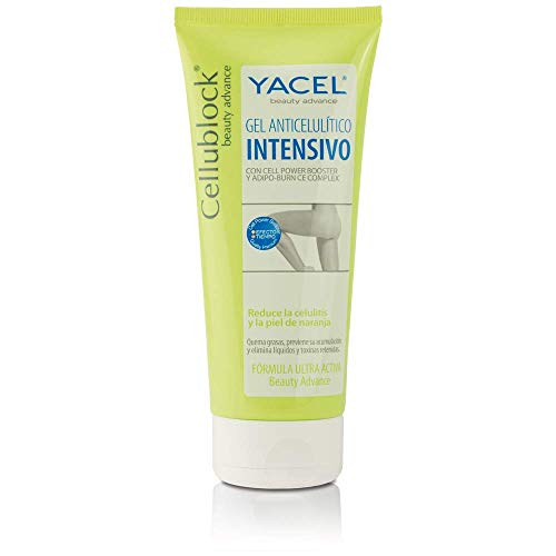 Yacel CELLUBLOCK | creme anti-celulite | anticelulítico potente | creme redutor de mulher | reduz a pele de laranja | Redução de Liquidos e elimina Toxinas - 200 ml