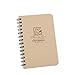 Pocket Notebook, 50 Sheets, Tan Cover, 20lb