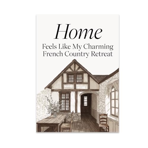 Home Decor Poster Print - Home Feels Like My Charming