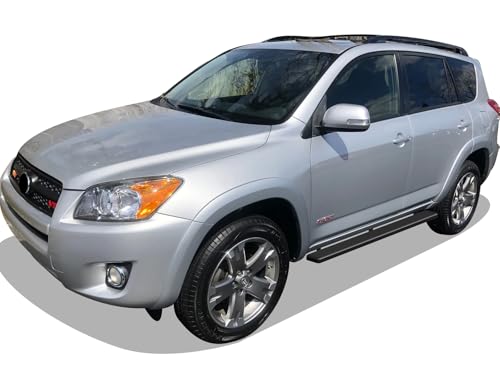 Estribos laterales negros 6 pulgadas APS para SUV Toyota Rav4 miniatura 6