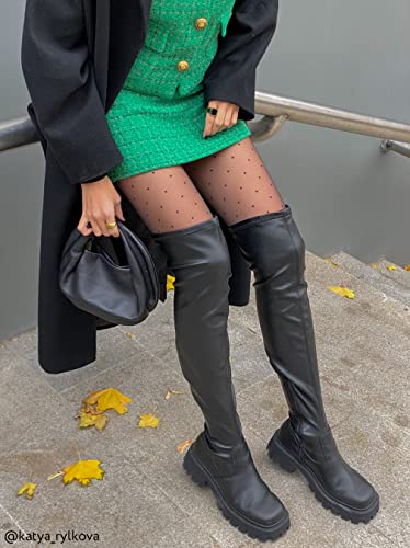 Image of Conte Tights with Polka Dot Pattern Sheer Pantyhose Dots 20 Den