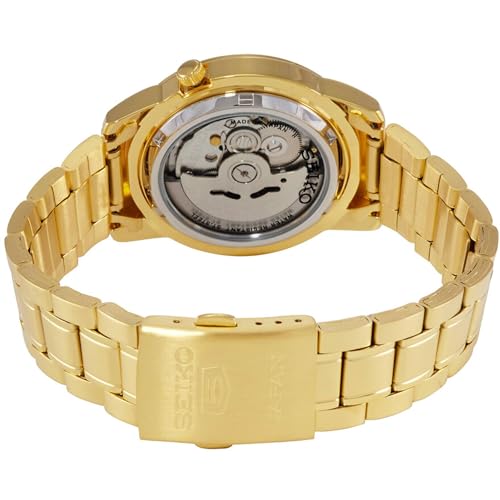 Image of Seiko SNKE56J1 5 Automatic Mens Gold Japan Business Automatic