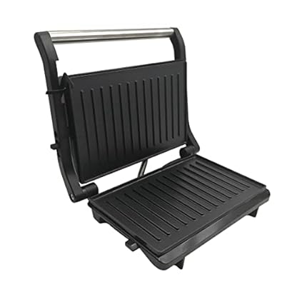 BASS POLSKA elektrischer Grilltoaster mit Antihaftbeschichtung 1000 W, Kontaktgrill, Sandwichmaker, Toaster, Tischgrill…