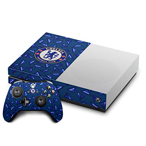 Autocollant Xbox One S Chelsea FC sous licence officielle et géométrique