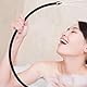Sadodo Lange Silikon Analdusche für Analverkehr mit 4 Löcher,Einlauf Duschkopf Anal-Spülung Anal Dusche Vaginal Frau Intimduschen Klistier Enemator Irrigator Darmspülung für Frauen Männer (150cm)