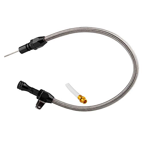 Anngo Flexible Dipstick Th350 Stainless 350 Transmission Tranny Sbc Bbc Trans For Chevy For Gm Black #TOP23