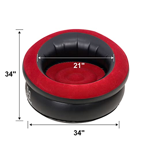 HALEDAZE Flocked Gaming Chair Sofa, Inflatable Sofa, Family Inflatable