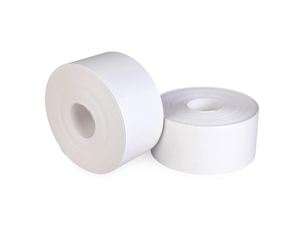 Greener Route Gummed Paper Tape with Water Activated Sustainable vegetable glue based Adhesive 100% Biodegradable, Compostable & Recyclable (White 70gsm Non-Reinforced, 72mm x 200 Metres)