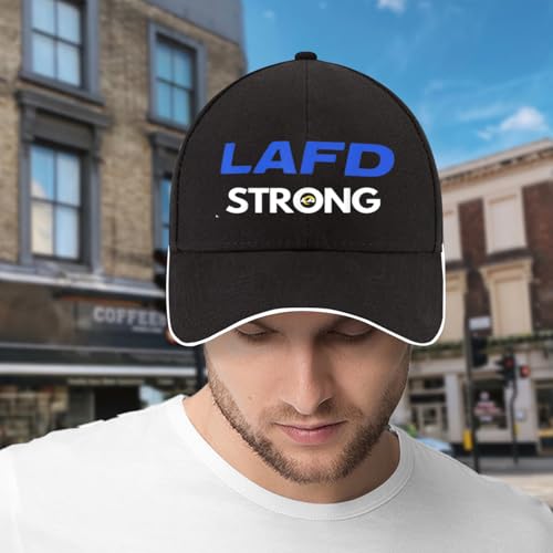 Adult's Fashion Operator Hats,Lafd Strong Baseball Hat with A White Border Gift for Men Women2