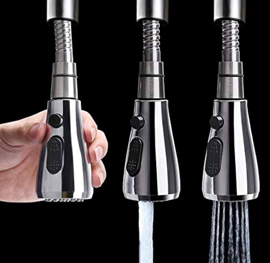 Amazon.com: Kitchen Sink Faucet Head with ON/Off Pause 2