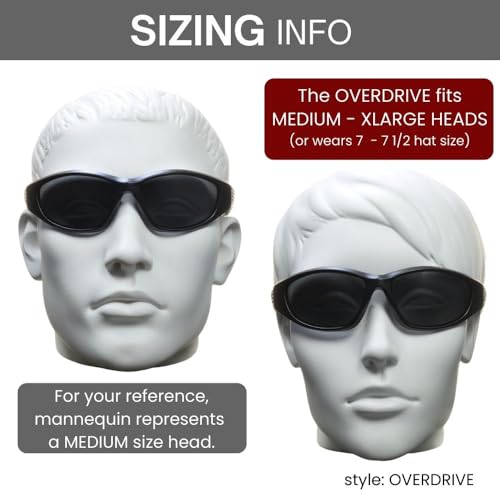 Bikershades Motorcycle Polarized Bifocal Sunglasses for Men +2.50 Smoke Lens Anti-Glare Dust Wind Resistant3