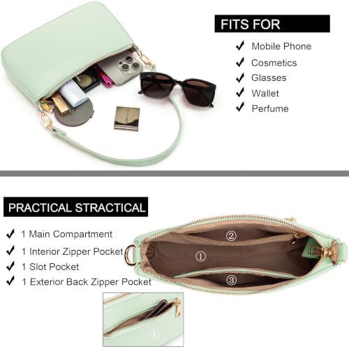 Image of Shoulder Bag for Women Retro Hobo Handbags Cross Body Purses