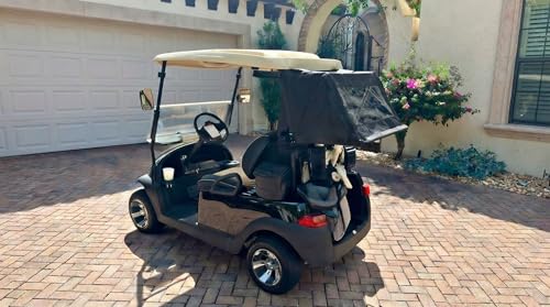DryClub Golf Cart Club Cover Canopy in SDA Canvas - Durable & Easy Install Storage Bag Included (Fits: EZGO Club Car Yamaha)