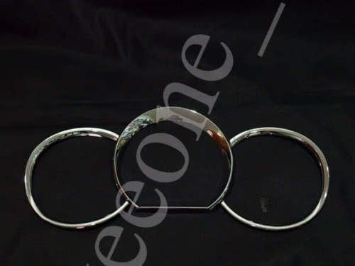 K1AutoParts Dash Chrome Gauge Surrounds Cover Trim Parts Instrument Cluster For Toyota Hilux Vigo MK6 2005-2011