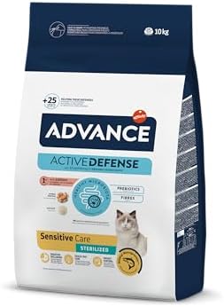 Advance Cat Adult Sensitive Sterilized, Sterilized Adult Cat Food...