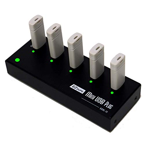 Image of [New Update Version] EZ Dupe 1 to 4 Mini USB Plus MK II Duplicator - Standalone Portable USB Flash Media Thumb Drive Compact Copier (DM-FU0-5V04B-V2)
