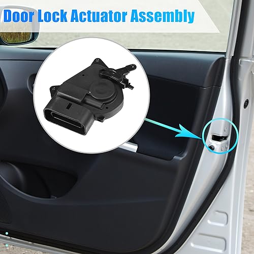 Image of uxcell 4 Pcs Front Rear Left Right Side Door Lock Actuator Motor No.69120-42080 /69110-42120 /69120-12080 /69110-12080 for Toyota RAV4 2000-2005