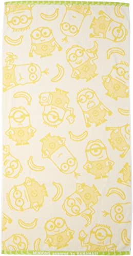 丸眞 バスタオル MINION ミニオン ミニオンたっぷり 綿100% 抗菌防臭加工 4805047100