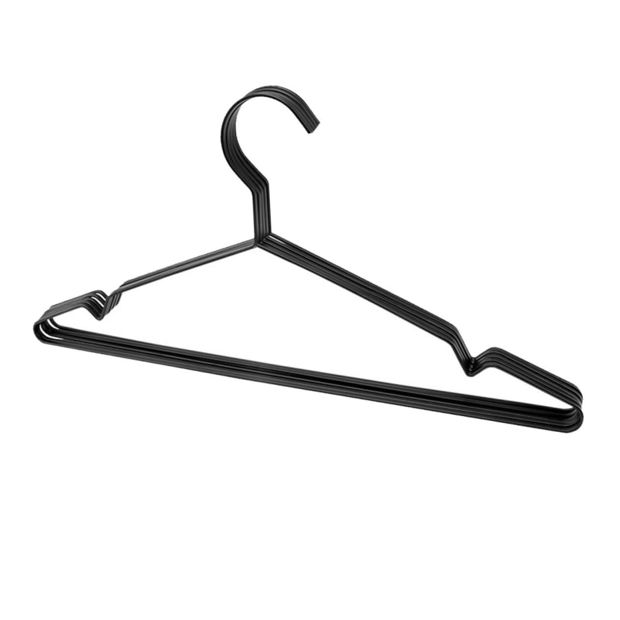 Cabilock Clothes Hanging Racks 5pcs Home Hangers Thickened Hangers Coat Rack Slot Design