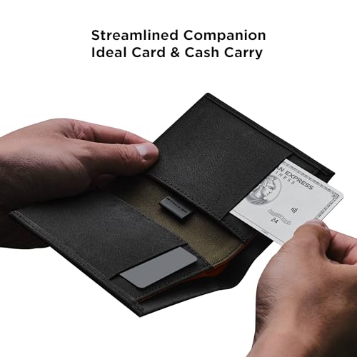 ALPAKA Ark Bifold Cash Wallet - Minimalist Front Pocket Wallet for Men Daily Use,Magnetic Closure for Security2