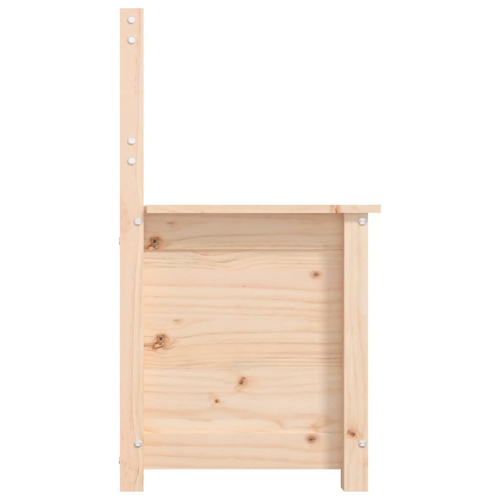 vidaXL Panca 80x41x77 cm in Legno Massello di Pino