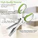 2025 Upgraded Herb Scissors, Effortless Herb Shears Cutter Tool with Sharp Stainless Steel Blades for Fresh Herbs, Must-Have Kitchen & Cooking Gadget, Green