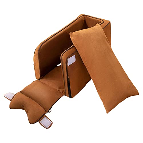 dobooo Siège d'auto pour Chien Console - Lit de Transport pour Voiture de Voyage pour Chiot sur accoudoir de Voiture,Cage de Transport de Voyage, Sacs de Voyage Doux et lavables pour Chiens, Chats