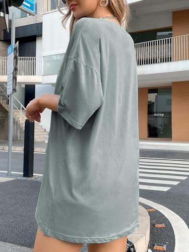 Image of Remidoo Oversized Graphic Tshirts for Women Casual Loose Fit Short Sleeve Tee