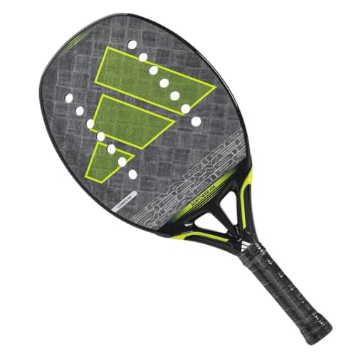 Raquete de Beach Tennis Adidas Adipower 3.3 H14 Preta Prata e Limão